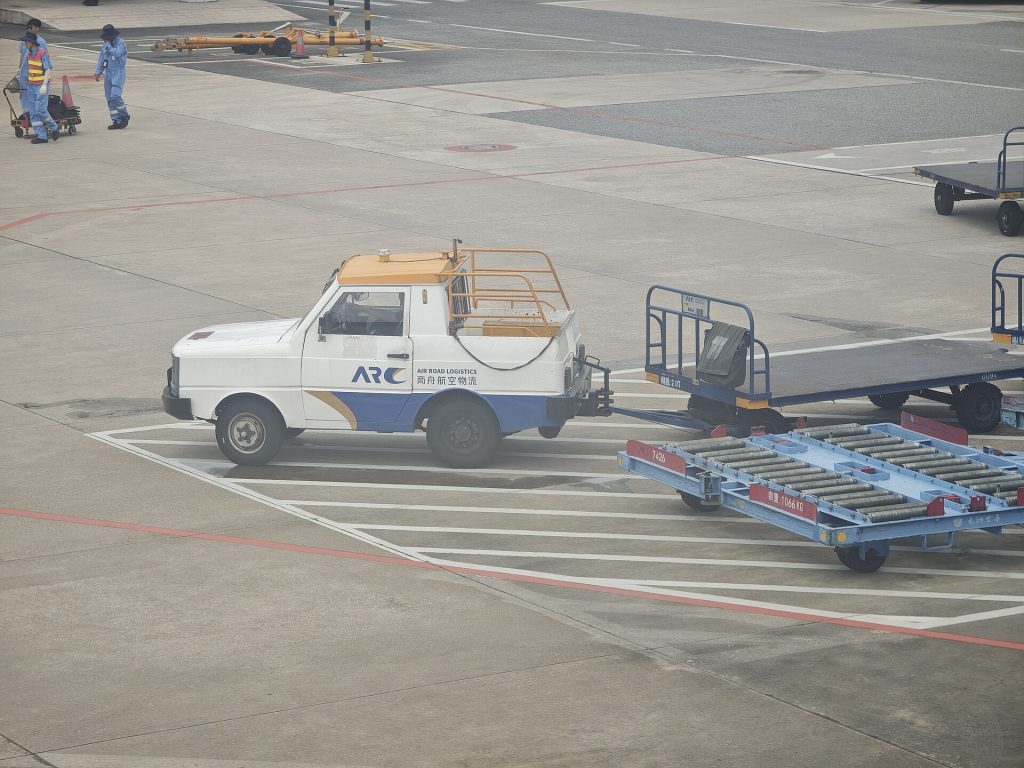 Luggage at an airport