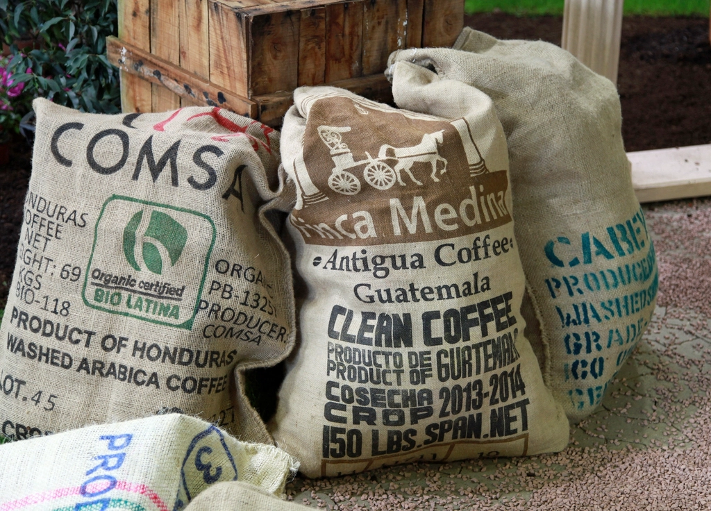 Coffee beans bags